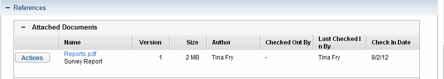 Adding a Document as a Reference