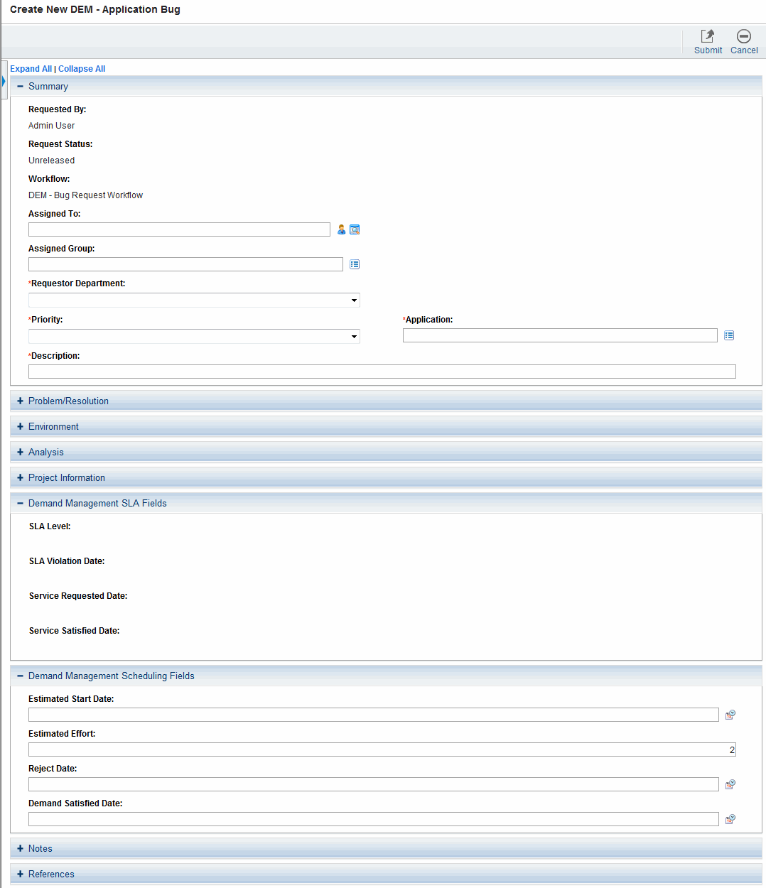 IT Demand Request Types Overview